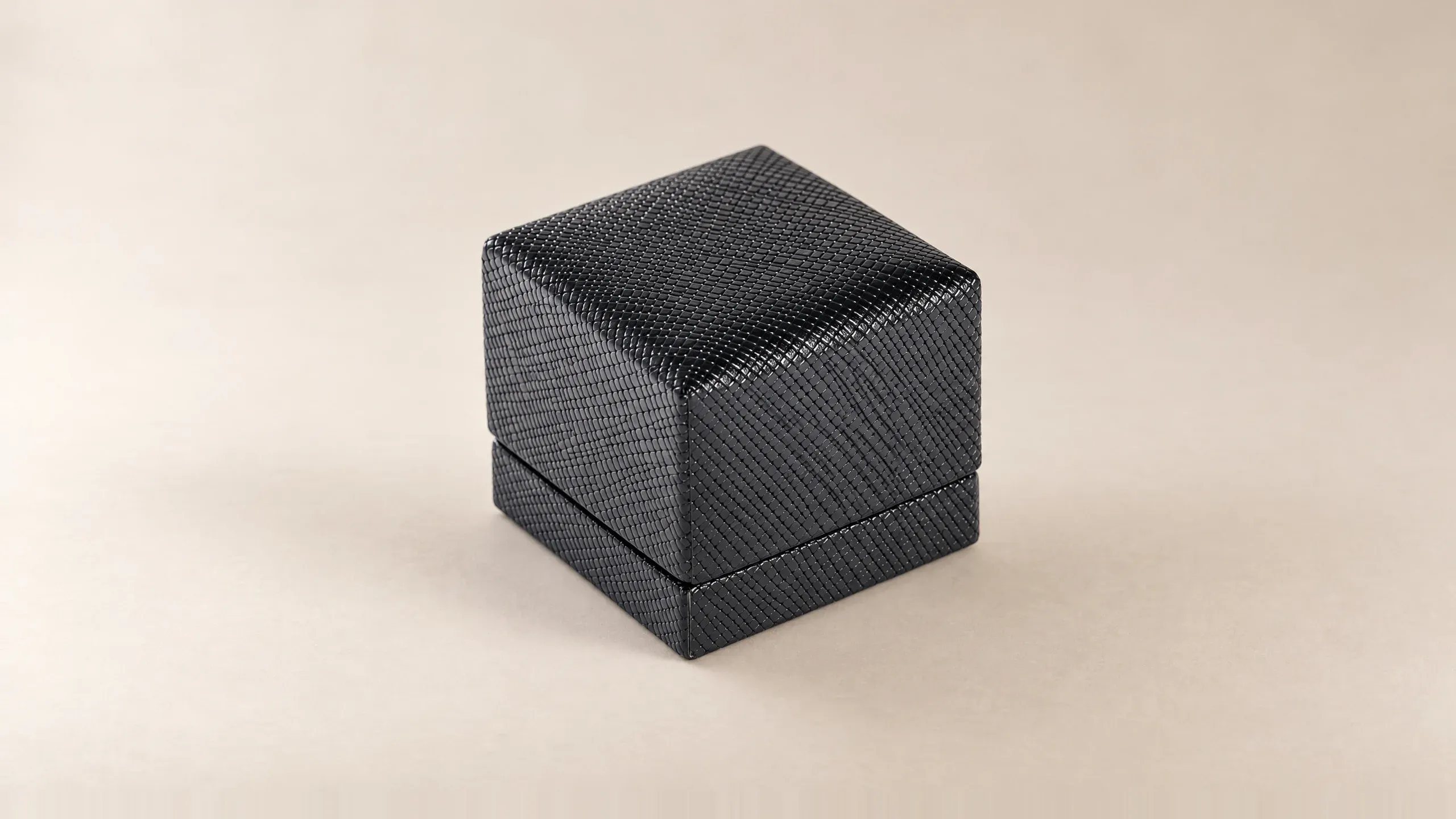 Closed box in Black
