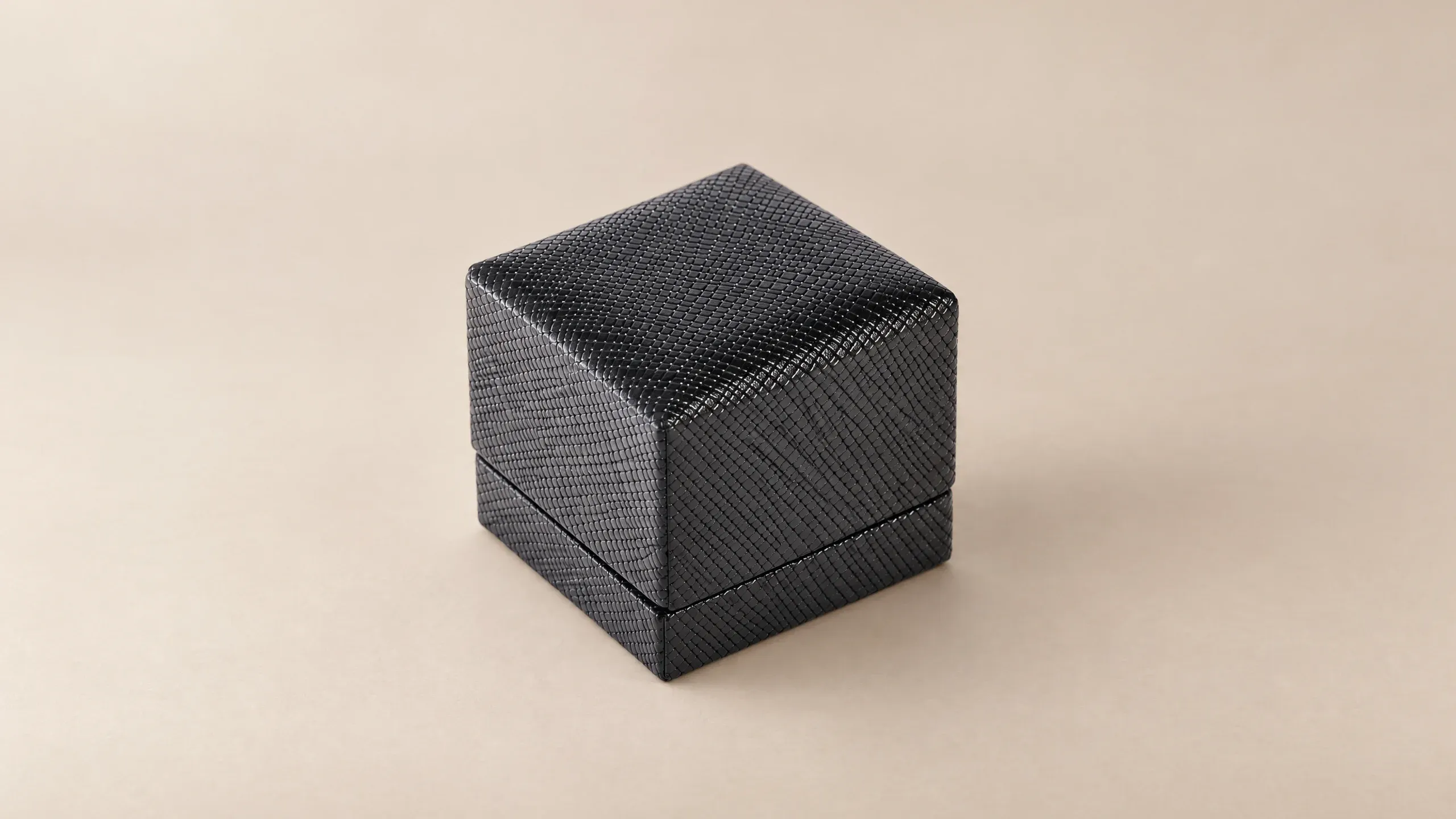 Closed box in Black