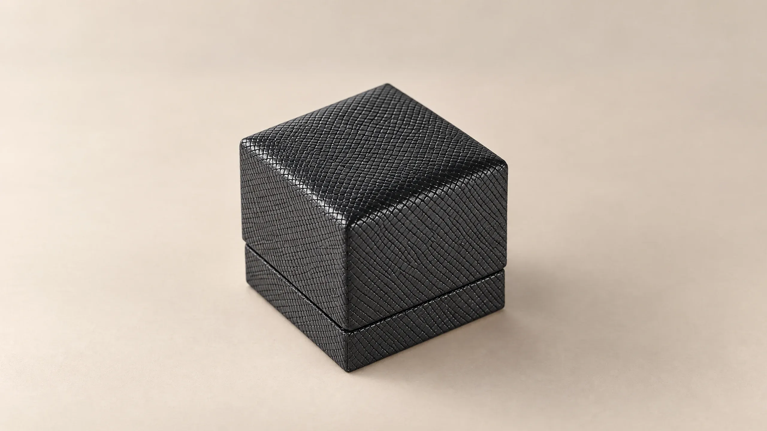 Closed box in Black